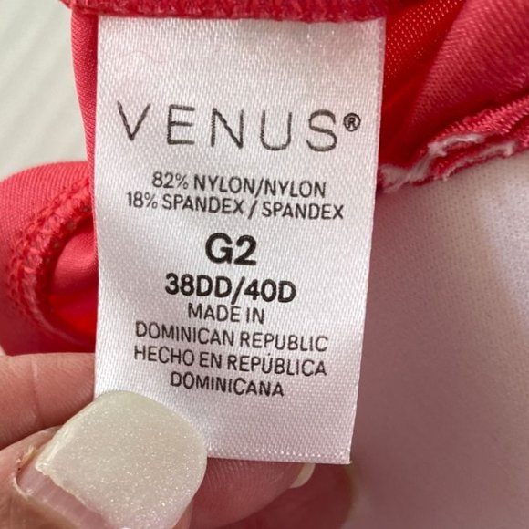 Venus Women's NWOT Apricot Two-Piece Swim Set with Built in Bra Size 24 - Picture 3 of 12